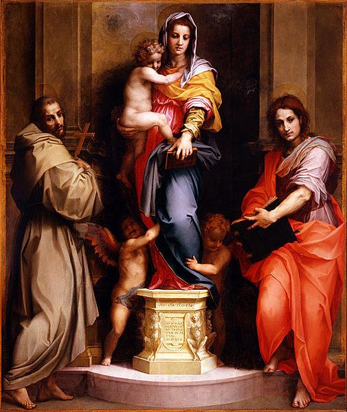 Andrea del Sarto Madonna of the Harpies Spain oil painting art